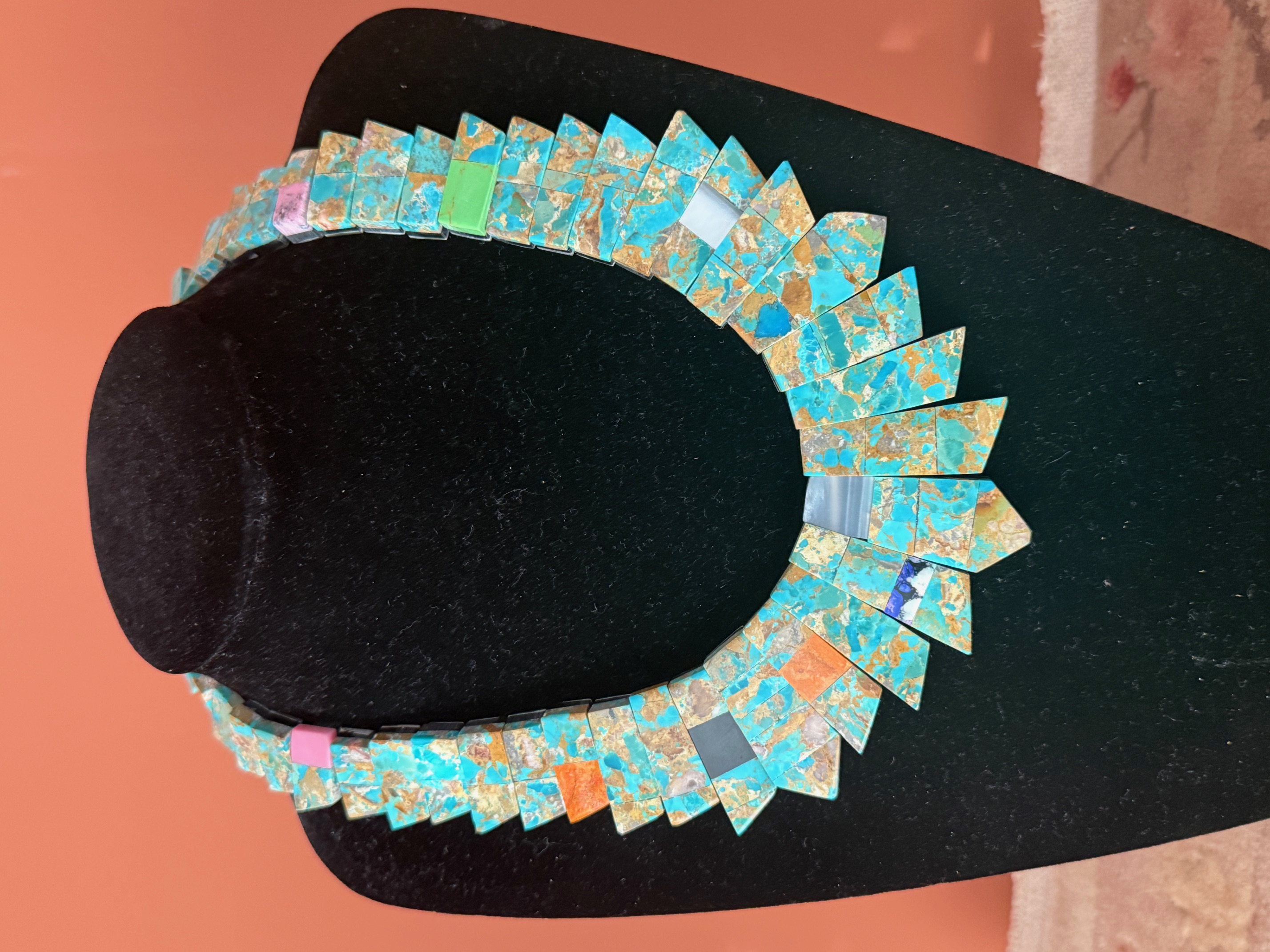 Jolene Bird Mosaic Tile Necklace